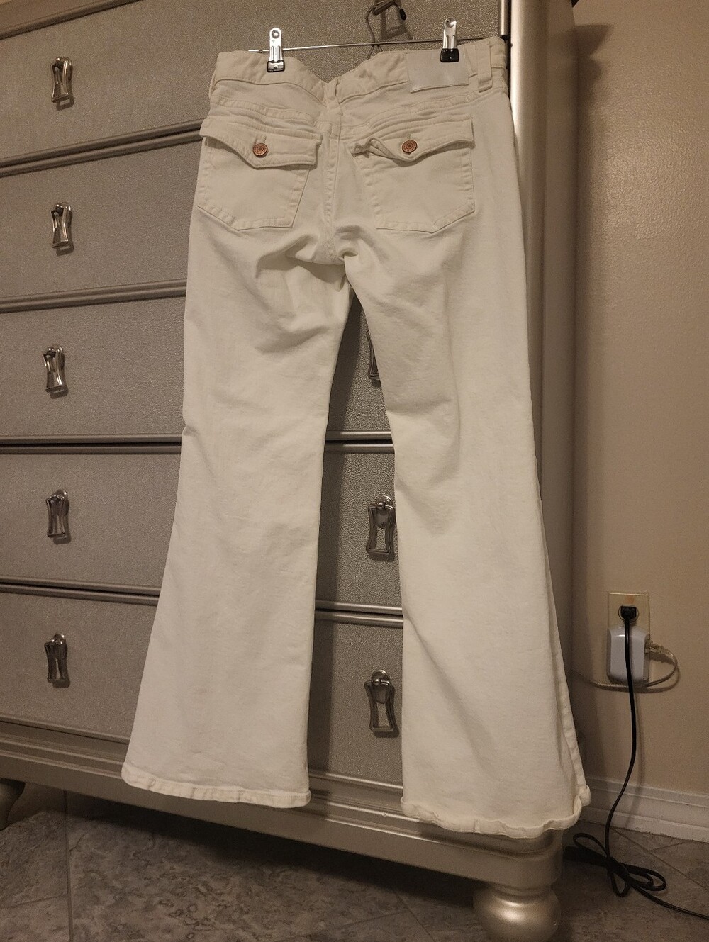 Lucky  White Low Rise Flare Jeans
